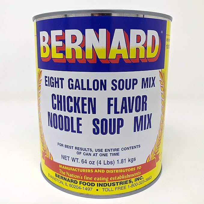 Chicken Noodle Soup Mix SURVIVAL FOOD Emergency 1024 SERVINGS 6/#10 cans