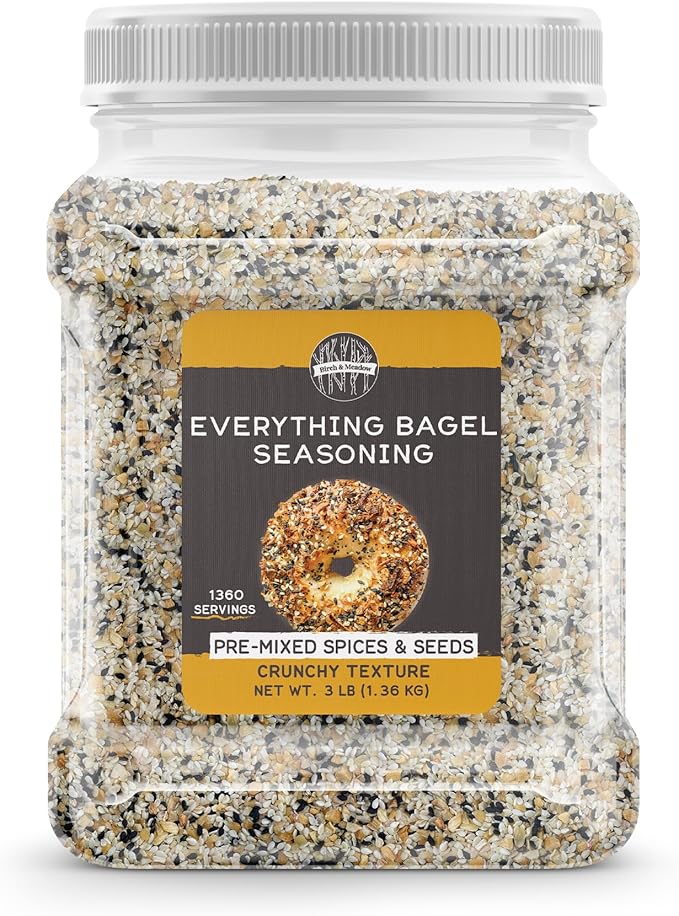 Birch &amp Meadow 3 lb of Everything Bagel Seasoning Pre-Mixed Spices &amp Seeds Crunchy Texture