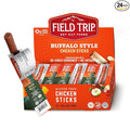 Field Trip Hormone Free Spicy Buffalo Chicken Jerky Snack Sticks Zero Sugar Keto Paleo Gluten Free Allergy Friendly Snack High Protein 25 Calorie Snack 0.5oz 24 Pack