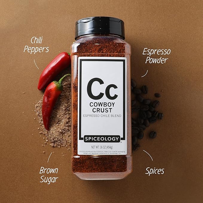 Spiceology – Grilling Seasoning Bundle – Cowboy Crust Korean BBQ and Nashville Hot Blends – Gourmet Spice Set for Beef Pork Chicken and More – Elevate Your BBQ with Premium Flavors