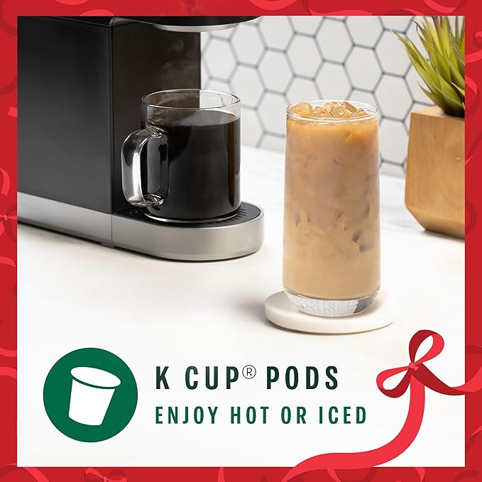 Starbucks K-Cup Coffee Pods Medium Roast Starbucks Holiday Blend Coffee for Keurig Brewers 100% Arabica 1 Box (22 Pods)