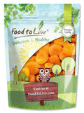 Food to Live - Dried Apricots 2 Pounds Kosher Vegan Bulk Product of Turkey