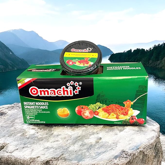 Asia Style Instant Noodles (COMBO OMACHI SPAGHETTI STYLE NOODLES)