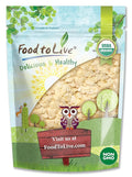 Food to Live - Organic Blanched Sliced Almonds 12 Ounces — Non-GMO Raw Unpasteurized Unsalted Vegan Keto Paleo Kosher Bulk High in Protein
