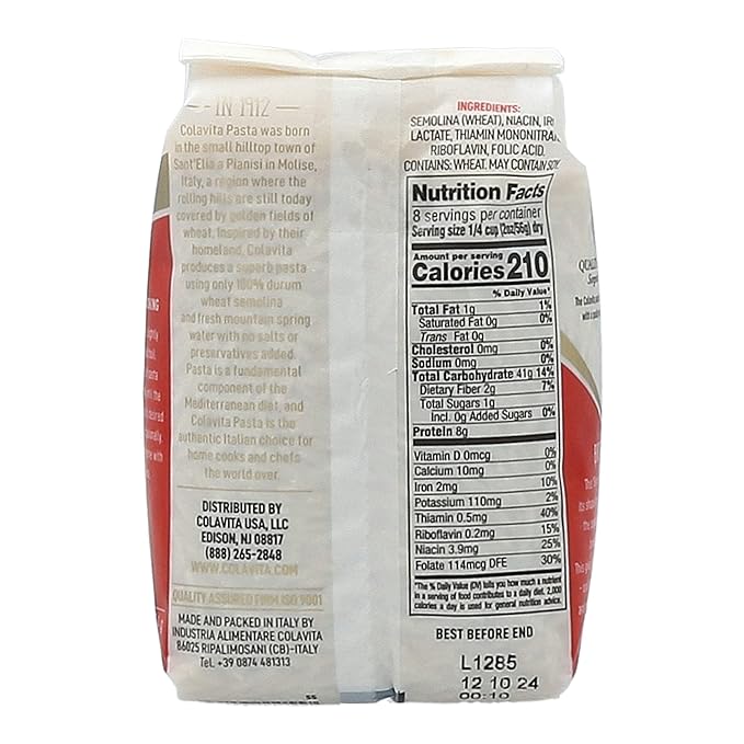 Colavita Pasta - Orzo 1 Pound - Pack of 20