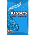 HERSHEY'S KISSES Milk Chocolate Candy Bulk Bag Great Holiday Candy and Stocking Stuffers 60 oz