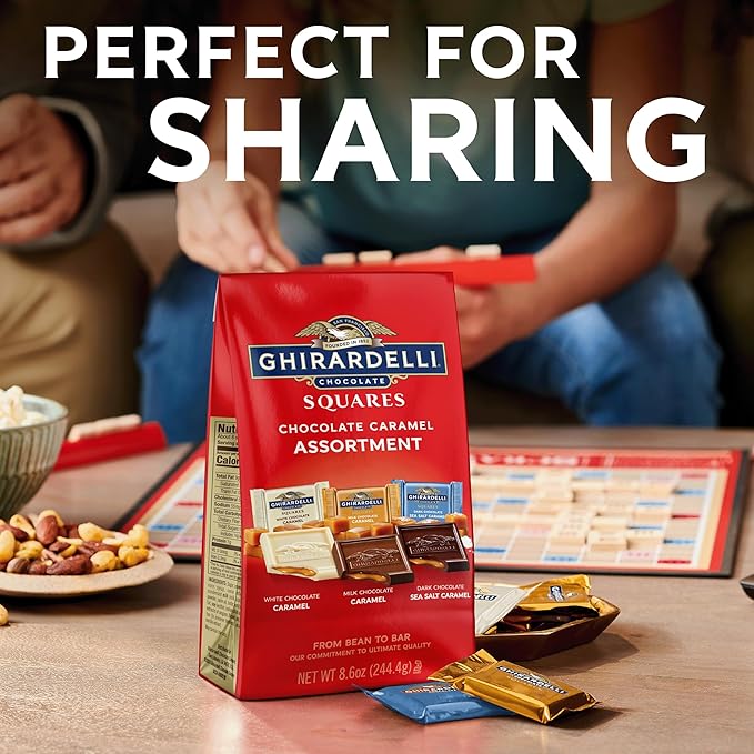 GHIRARDELLI Chocolate Caramel SQUARES Assortment 16.1 oz
