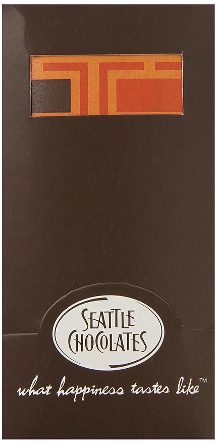 Seattle Chocolates Bar Orange Appeal 2.5-Ounce (Pack of 12)