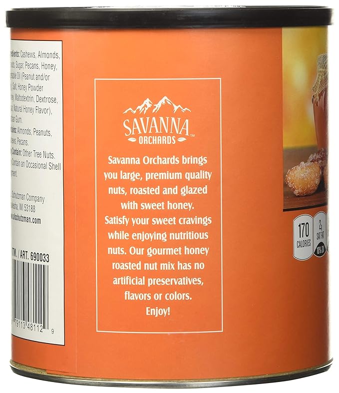 Savanna Orchards Gourmet Honey Roasted Nut Mix 30 Oz (na)