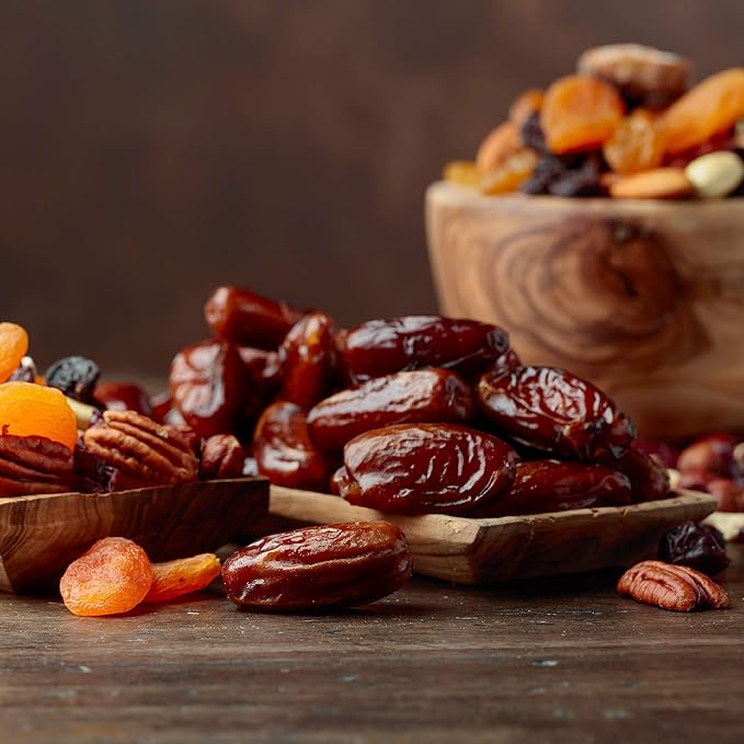 Traina Home Grown California Dried Pitted Dates - Healthy No Added Sugar Non GMO Kosher Certified Vegan Value Size (5 lbs)