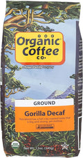 Organic Coffee Co. Gorilla Decaf Ground Coffee USDA Certified Organic 12 Oz (Pack of 1)