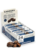 Sanders Milk Chocolate Sea Salt Caramels Kettle Cooked Caramel Covered in Milk Chocolate Individually Wrapped 3 Piece Set (24 Count)