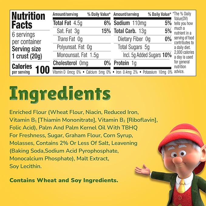 Keebler Ready Crust 4 Oz 6 count (Pack of 12)