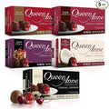 Queen Anne Chocolate Covered Cordial Cherries Variety Pack | 6.6 oz (Pack of 5) | 10 Piece Boxes | Whole Maraschino Cherry Creamy Filled Liquid Center | Holiday Party Chocolate Candy