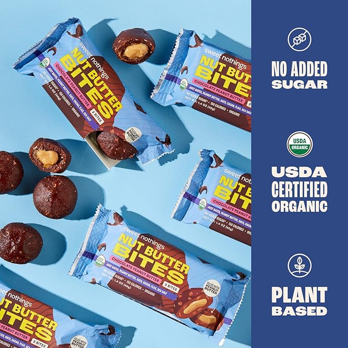 Sweet Nothings Nut Chocolate Peanut Butter Bars 1.4 oz (Pack of 12)