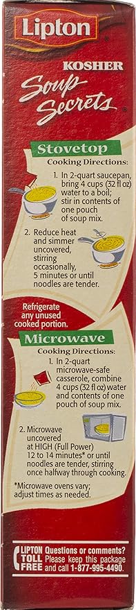 Lipton Soup Secrets Noodle Soup Chicken Flavor 4.09oz (12 Pack)