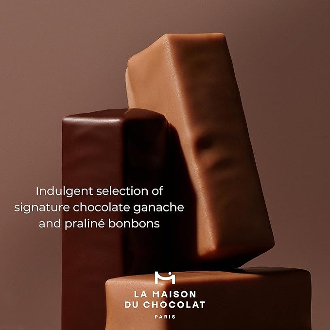 LA MAISON DU CHOCOLAT Gesture Gift Box Gourmet Dark And Milk French Chocolate Gift Box (6 Pieces)