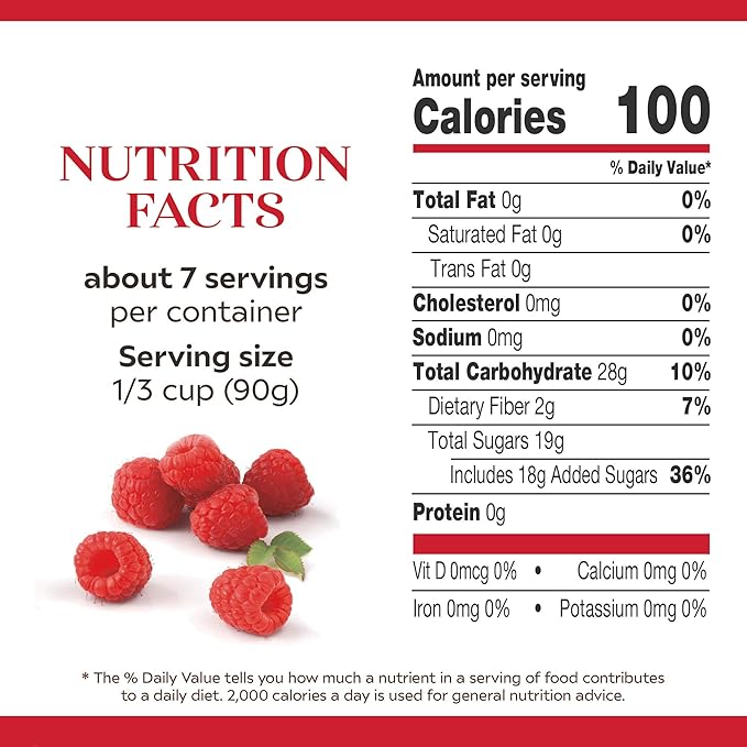 Duncan Hines Wilderness Raspberry Pie Filling and Topping 21 oz. (Pack of 8)