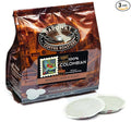 Baronet Coffee Pods [100% Colombian - 54 Pods] Single Cup Use for Senseo Coffee Machine - 3 Bags of 18 Single Serve 8 Gram Regular Strength Medium Roast [100% Colombian]