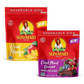 Sun-Maid Dried Mixed Berries 15oz &amp Dried Mangos 15oz Resealable Bags - Dried Fruit Snack for Lunches Snacks and Natural Sweeteners