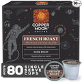 Copper Moon Single Serve Coffee Pods for Keurig K-Cup Brewers Dark Roast French Roast Blend 80 Count