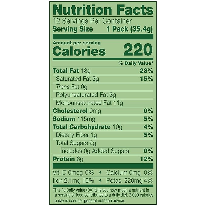 Emerald Nuts Roasted &amp Salted Cashews 12 Ct (1-Pack) 1.25 Oz Individual Snack Tubes Plant-Based Protein Kosher Certified Non-GMO Contains No Artificial Preservatives Flavors or Synthetic Col