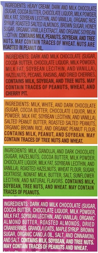Five Star Chocolate Bars - Assorted 5 pack