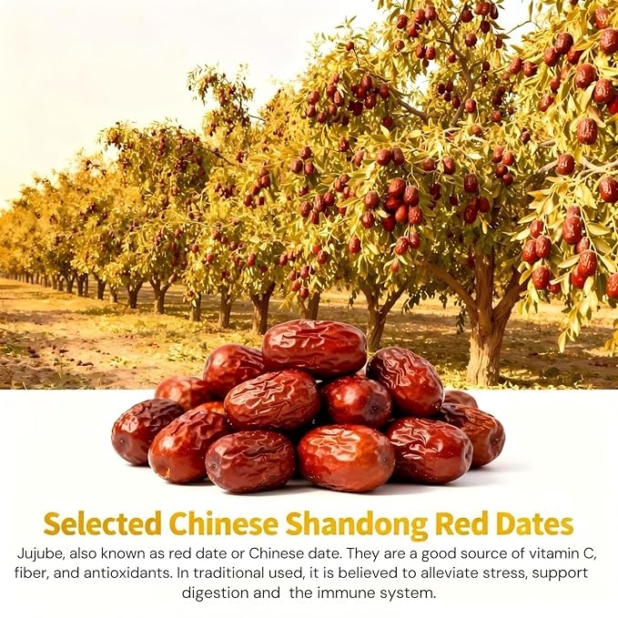 Eastrue Ginger Goji Berry Tea-Traditional Chinese Herbal Tea for Women with Jujube Red DatesLongan Sweet &amp Spicy Postpartum Essentials &amp Menopause SupportMothers Milks Lactation TeaCaffei