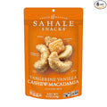 Sahale Snacks Tangerine Vanilla Cashew-Macadamia Glazed Mix 4 oz Pouches (6 Packs) - Dry-Roasted Deluxe Mixed Nuts with Mangoes &amp Madagascar Vanilla - Non-GMO Kosher &amp Certified Gluten-Free