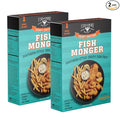 Fire &amp Smoke Society Fish Monger Fish Fry Seasoning Mix | Fish Batter Southern Style Crispy Coating | Baking Frying Air Frying | 12.1 oz (2-Pack)