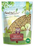 Food to Live Organic FiberFull Flax Hemp and Chia Seeds Blend 5 Pounds with Cold-Milled Flax Non-GMO Bulk. Rich in Omega 3 and Fiber. Perfect for Smoothies Salads Oatmeal