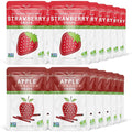 Nature’s Turn Freeze-Dried Fruit Snacks Strawberry and Apple Cinnamon Pack of 24 (0.53 oz Each)