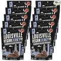 Louisville Vegan Jerky - Smoked Black Pepper Vegan and Vegetarian Meat 19 Grams of Non-GMO Soy Protein 310 Calories per Bag Gluten-Free High Protein Vegan Snacks - 3 oz 10 Pack