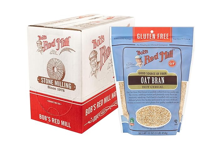 Bob's Red Mill Gluten Free Oat Bran 16-ounce (Pack of 4)