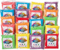 Kulture Khazana All Natural Washable Biodegradable Holi Non-Toxic Color Powder 100gm Pack of 20 Perfect for Color Play