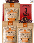 Righteous Felon Beef Jerky - Habanero Escobar Flavor - All-Natural - Locally Sourced &amp Dried Beef Jerky - Low-Sugar High-Protein Healthy Snacks - 2 Ounces Pack of 3