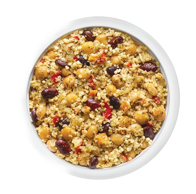 Tasty Bite Mediterranean Protein Bowl 8.8 Ounce Pack of 6 Ready to Eat Microwaveable Vegan 14 Grams Plant Protein