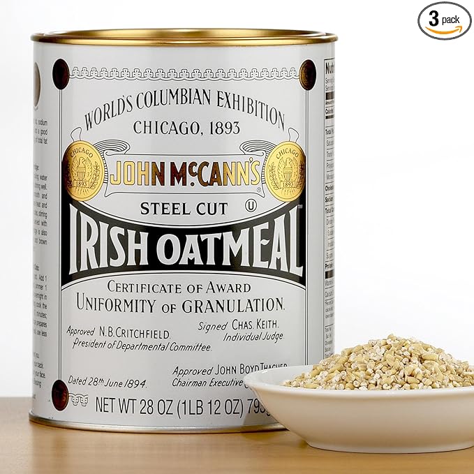 McCann's Irish Steel Cut Oatmeal 28 oz. (Pack of 3)