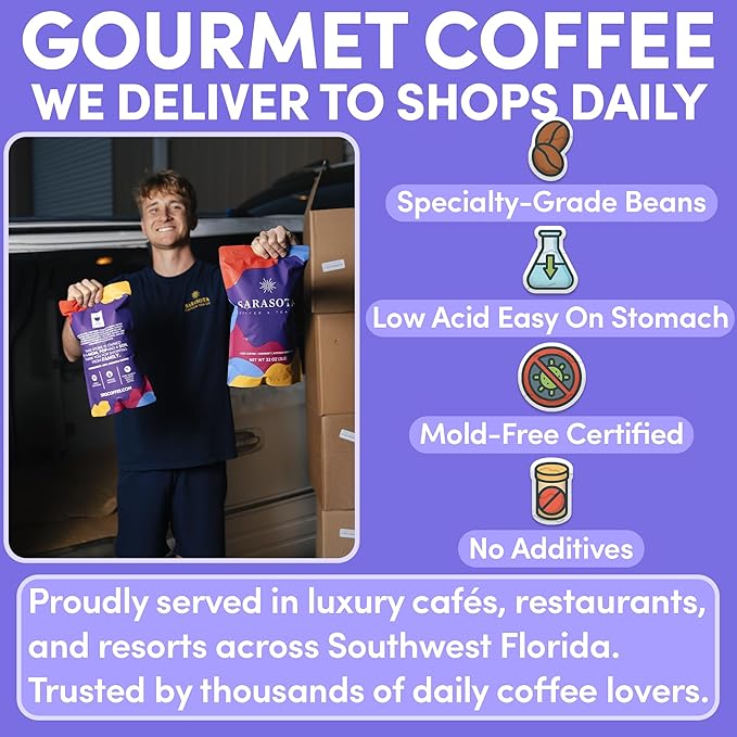 2 lb Highlander Grogg Whole Bean Coffee | Butterscotch Caramel Vanilla Flavored Coffee Beans | Bulk Medium Roast Flavored | Specialty Grade | 32 oz