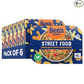 BEN'S ORIGINAL Street Food Fried Rice with Vegetables Prepared Entrée Microwavable Heat-&amp-Eat Bowl in 90 Seconds 9 oz (Pack of 6)