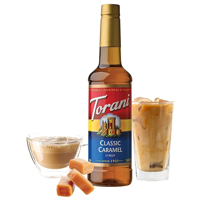 Torani Syrup Classic Caramel 25.4 Ounces (Pack of 4)