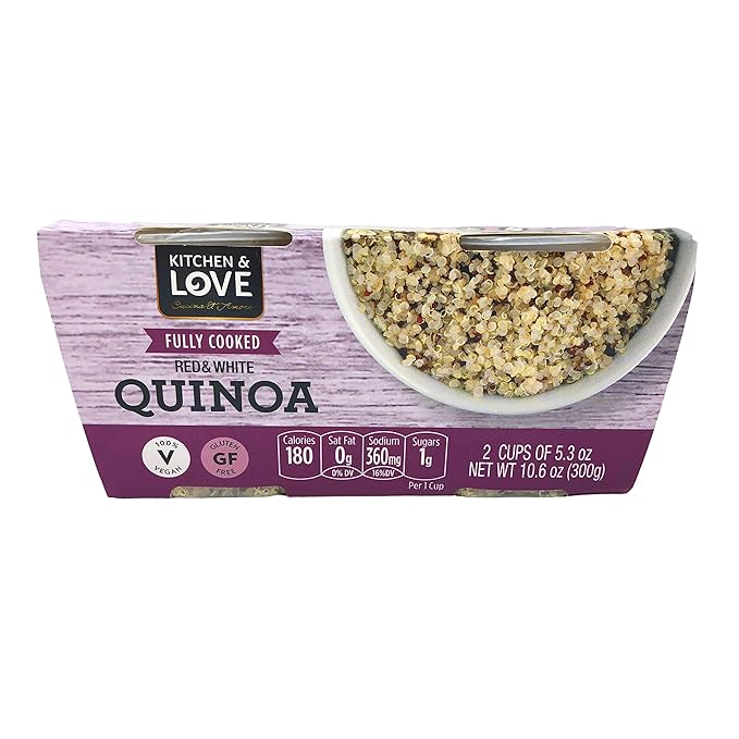 Quinoa Quick Cups (Fully Cooked Red &amp White Quinoa 12-Cups)