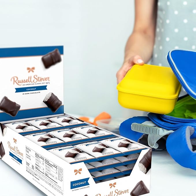 Russell Stover Dark Chocolate Coconut - 0.5 oz (Pack of 36)