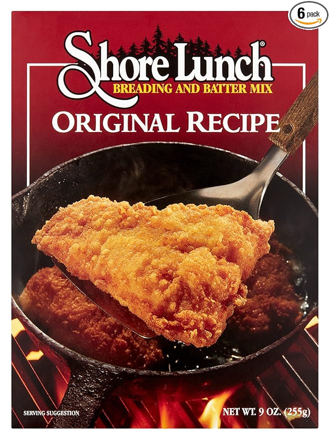 Shore Lunch Fish Breading &amp Batter Mix Original Recipe 9 Ounce Box of Breading &amp Batter Mix (Pack of 6)