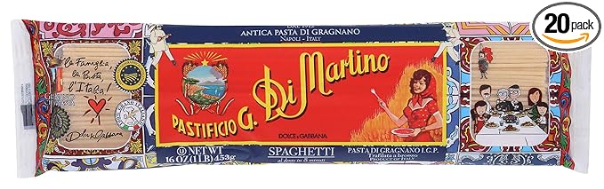 Di Martino Pasta Spaghettini 1 Pound (Pack of 20)