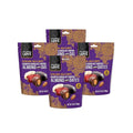 Kitchen &amp Love Assorted Chocolate Covered Almond Stuffed Dates in a Convenient Resealable Pouch 8 Individually Wrapped Pieces Healthy Snack 3.5 oz pouch (Pack of 4)