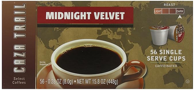 Caza Trail Coffee Midnight Velvet 56 Single Serve Cups