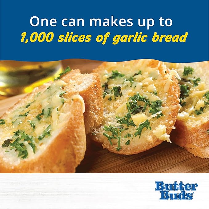 Butter Buds Buttermist Garlic 2-Pack – Food Spray &amp Pan Release High-Smoke Point Cooking Oil Spray Made Natural Butter and Garlic Flavors 17 Oz Ea
