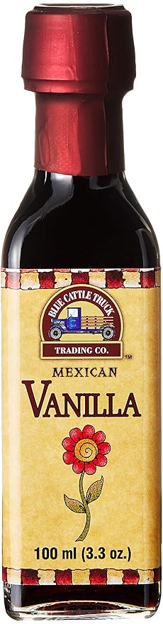 Blue Cattle Truck Trading Co. Traditional Gourmet Mexican Vanilla Extract  Small 3.3 Ounce
