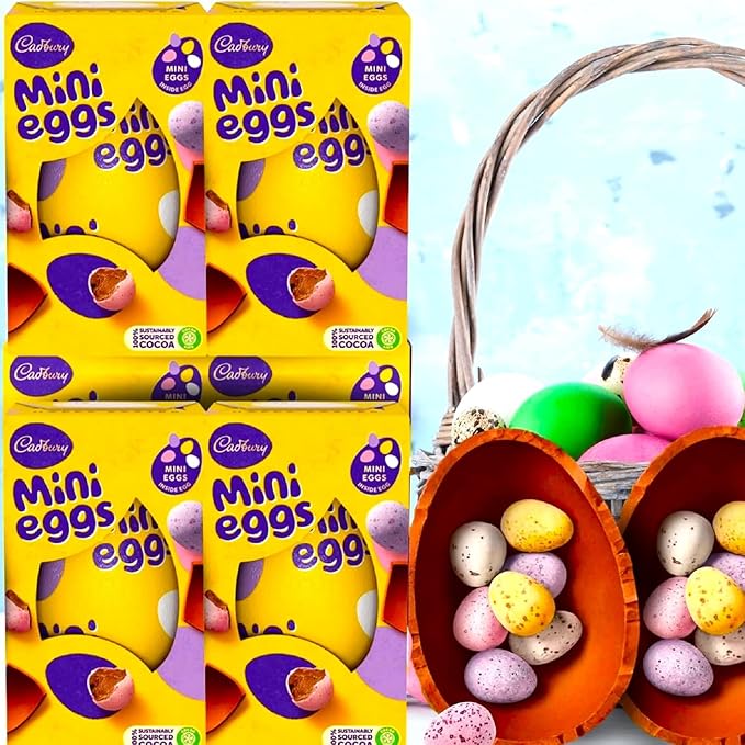 Mini Easter Chocolate Egg | 96g each | Pack of 6 | Imported From Uk | Size : 582g ( 20.52 Ounce )